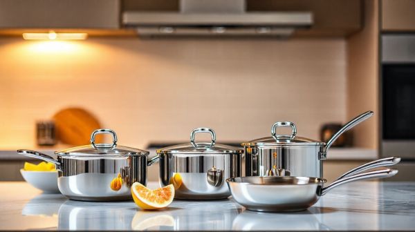 Découvrez la poêle inox 18/10 incontournable pour votre cuisine !